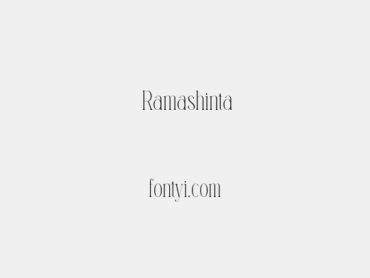  Ramashinta