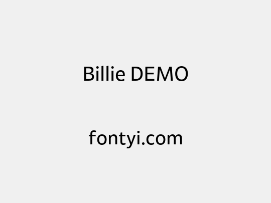 Billie DEMO