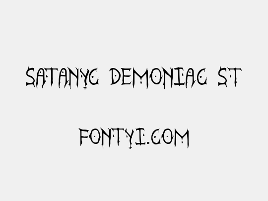 Satanyc Demoniac St