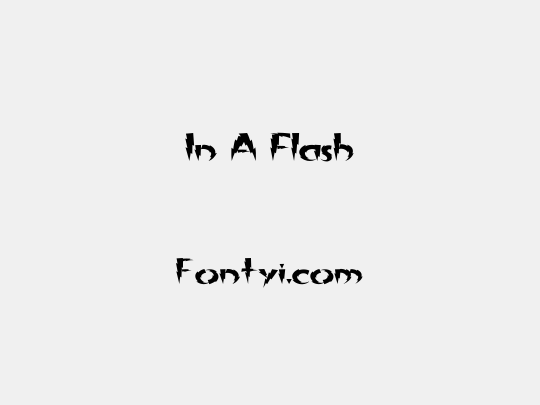 In A Flash