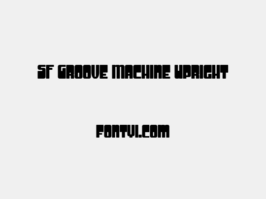 SF Groove Machine Upright