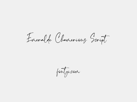 Emeralde Chamerions Script