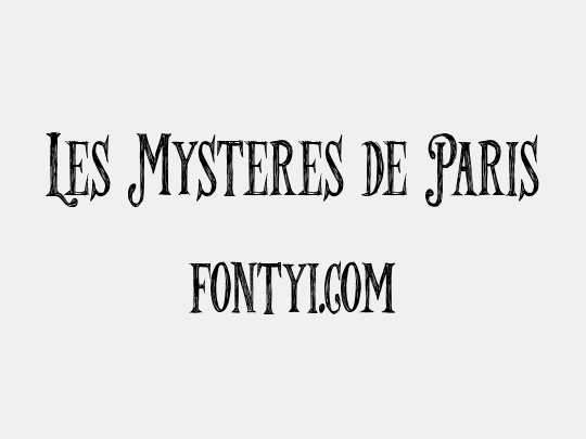 Les Mysteres de Paris