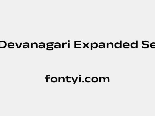 Anek Devanagari Expanded SemiBold