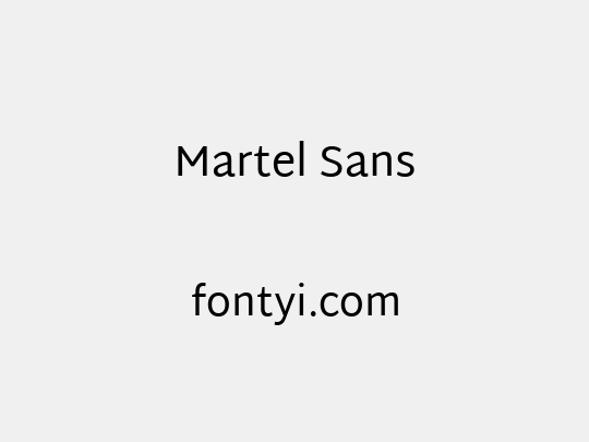 Martel Sans