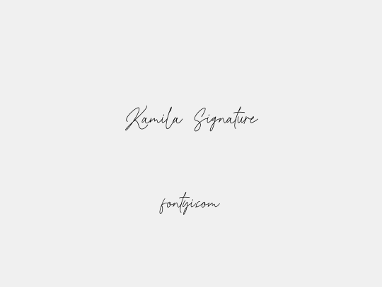 Kamila Signature