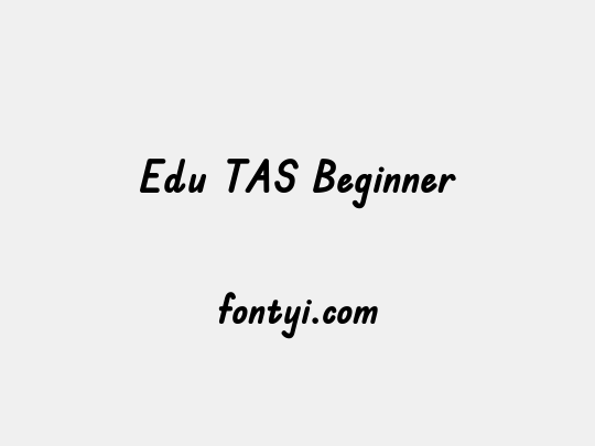 Edu TAS Beginner
