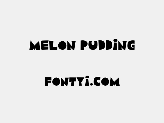Melon Pudding