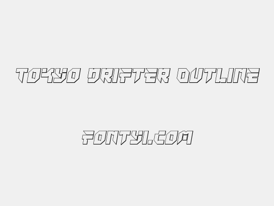 Tokyo Drifter Outline
