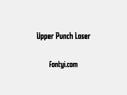 Upper Punch Laser