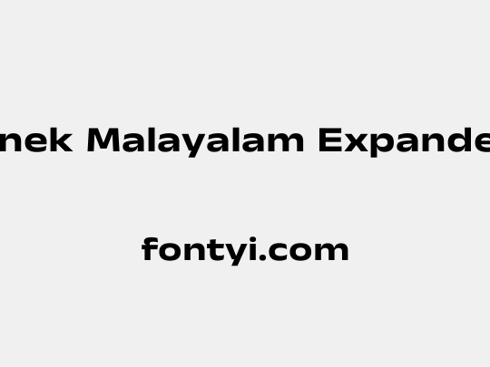 Anek Malayalam Expanded