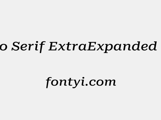Roboto Serif ExtraExpanded Medium