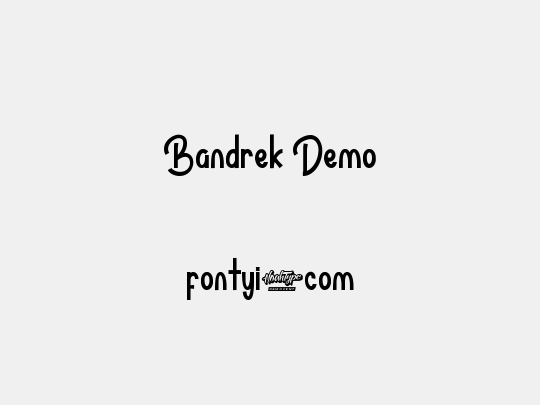 Bandrek Demo