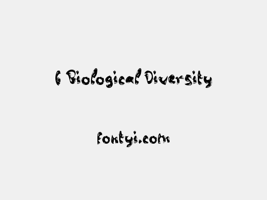 b Biological Diversity