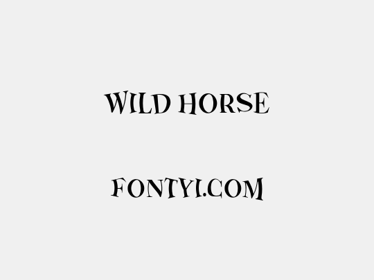Wild Horse