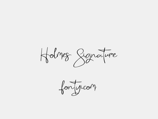 Holmes Signature
