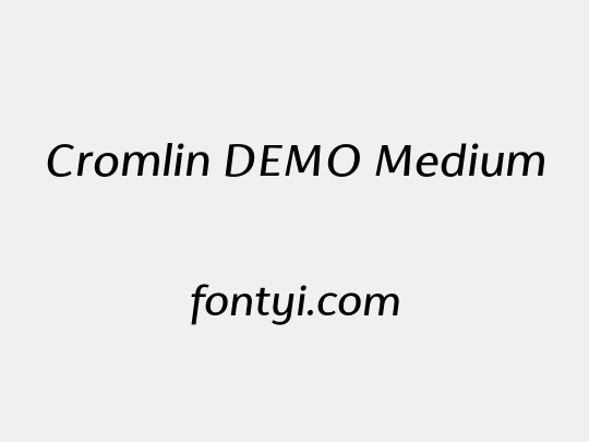 Cromlin DEMO Medium