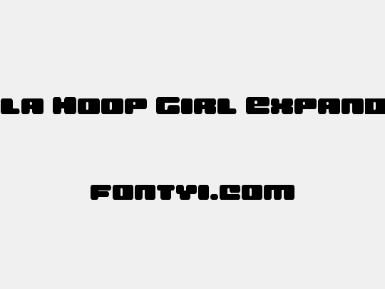 Hula Hoop Girl Expanded