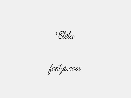 Stela