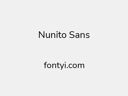 Nunito Sans
