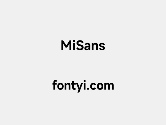 MiSans