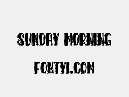 Sunday Morning