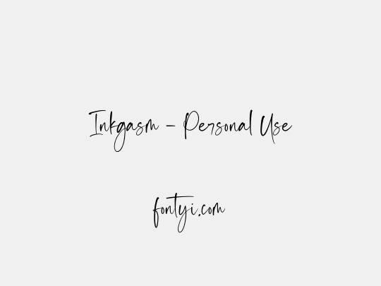 Inkgasm - Personal Use