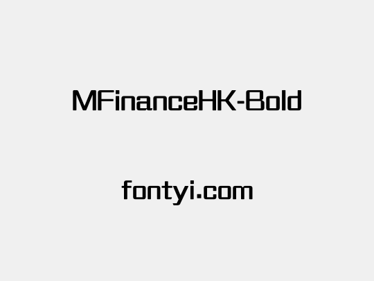 MFinanceHK-Bold