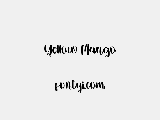 Yellow Mango