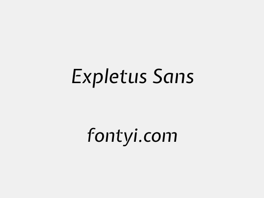 Expletus Sans