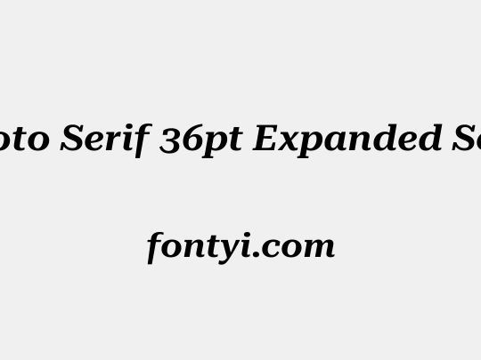 Roboto Serif 36pt Expanded SemiBold