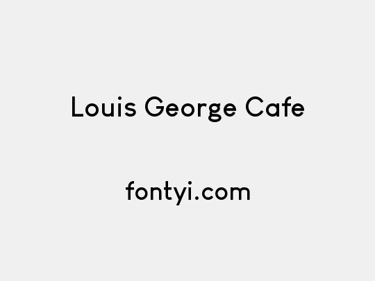 Louis George Cafe