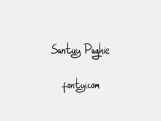 Santuy Paghie