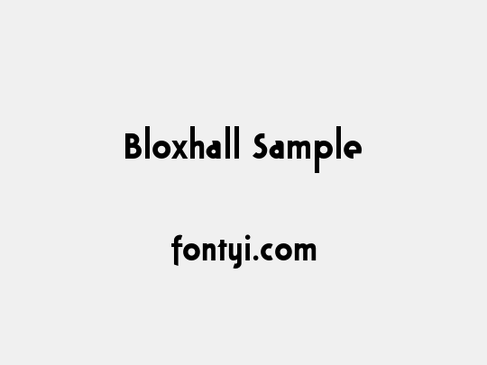 Bloxhall Sample