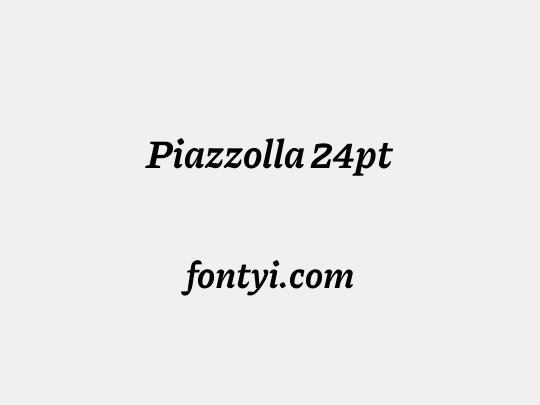 Piazzolla 24pt