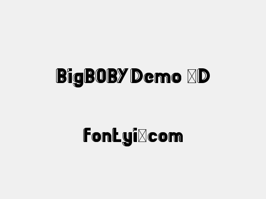 BigBOBY Demo 3D