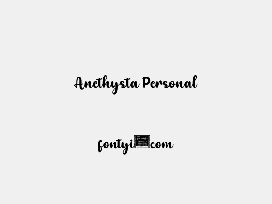 Anethysta Personal