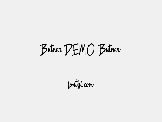 Butner DEMO Butner