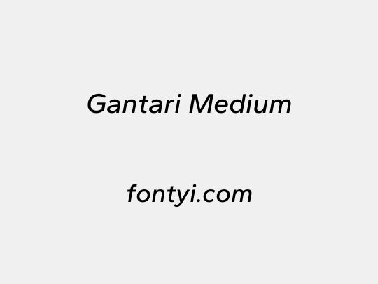 Gantari Medium
