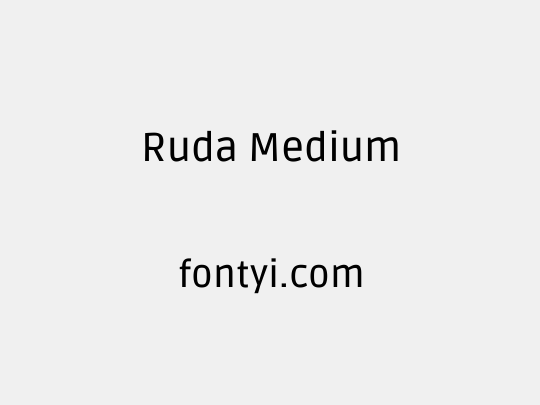 Ruda Medium