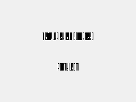 Templar Shield Condensed