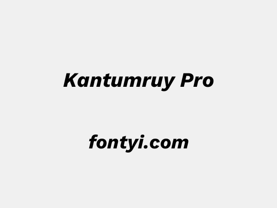 Kantumruy Pro