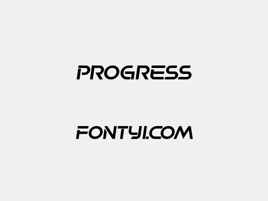 Progress