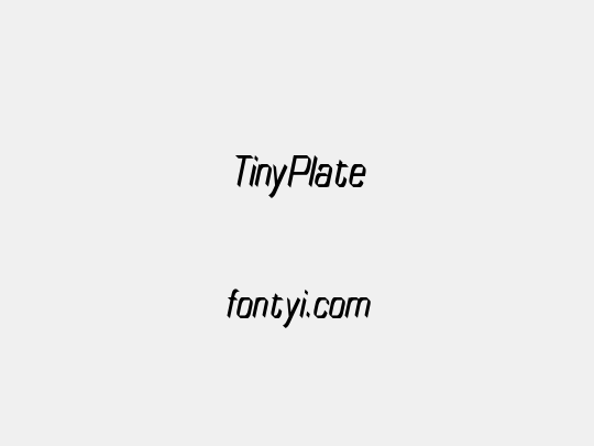 TinyPlate