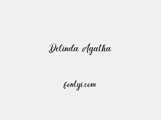 Delinda Agatha
