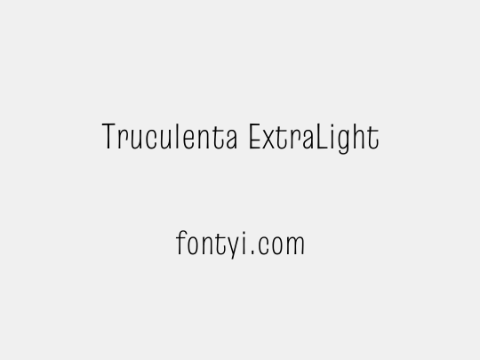 Truculenta ExtraLight