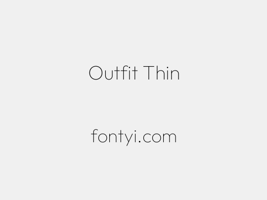 Outfit Thin