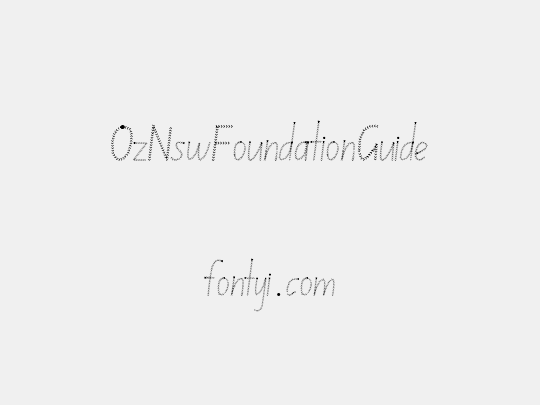 OzNswFoundationGuide
