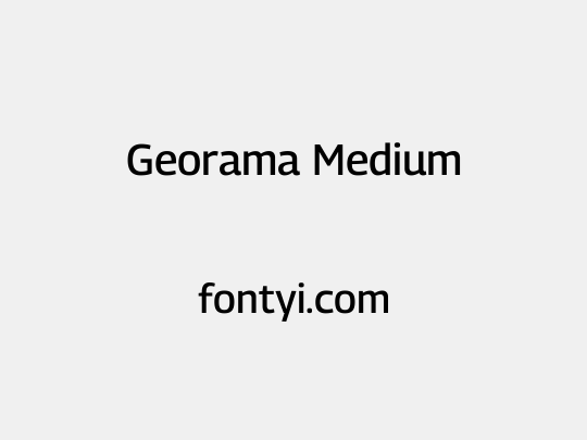Georama Medium