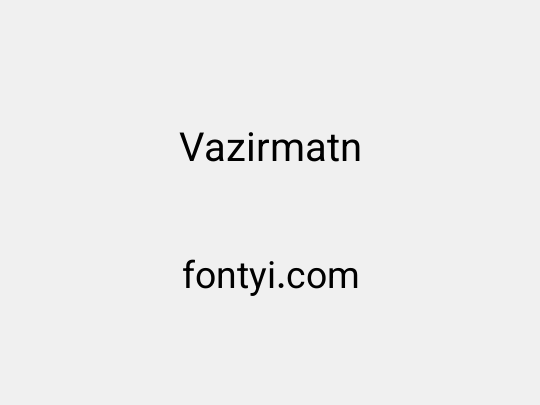Vazirmatn